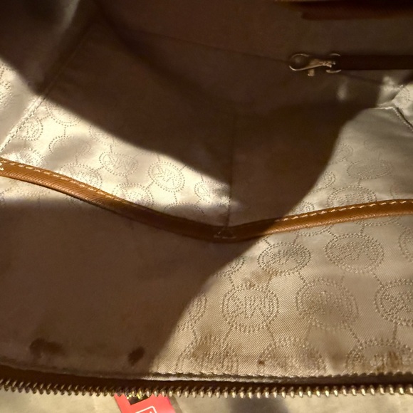 MICHAEL Michael Kors Brown Tote with Gold Accents - Picture 11 of 13